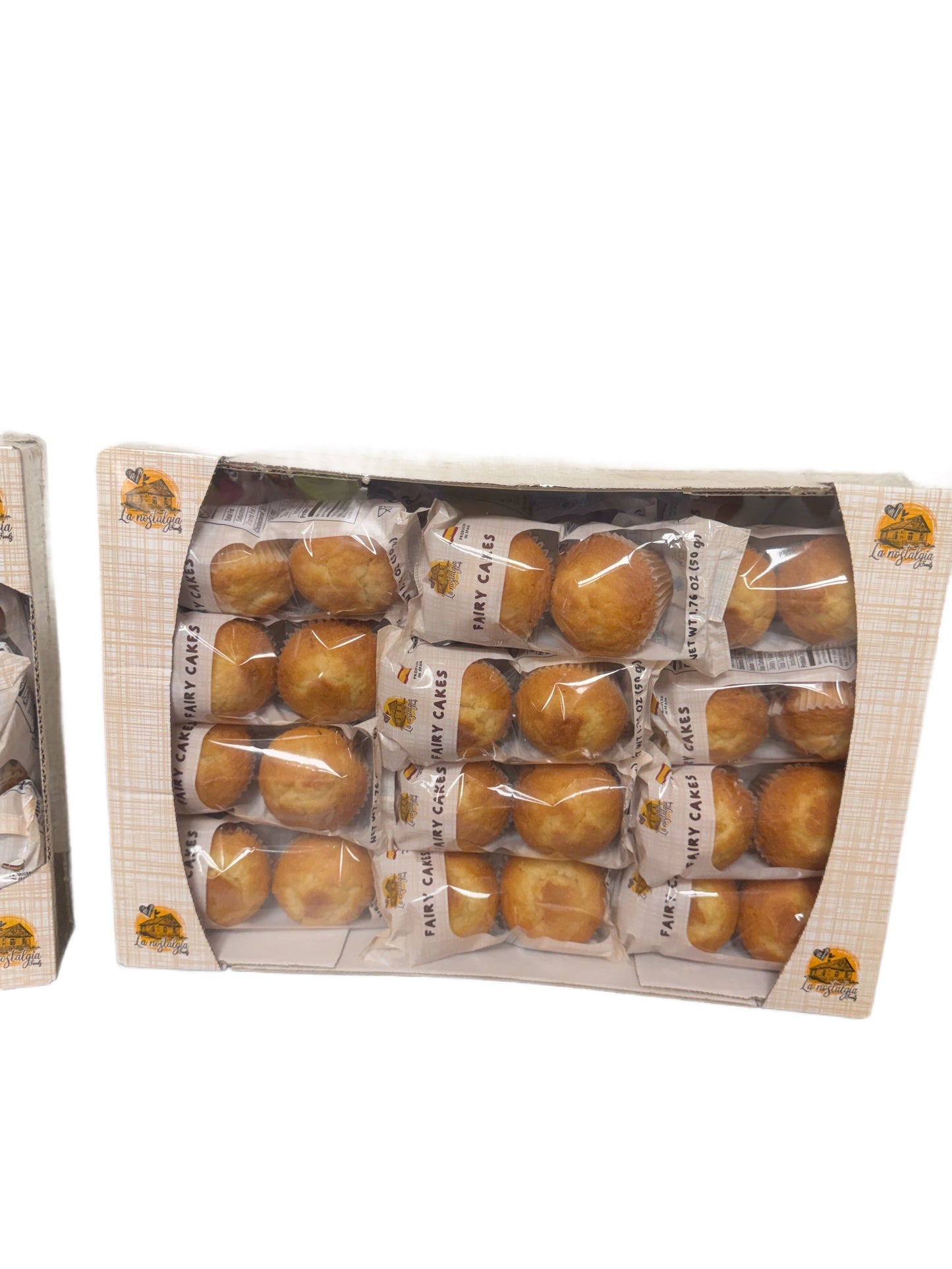 La nostalgia foods family pack box of 24units twin pack fairy cake