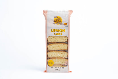 La Nostalgia Lemon Cake with Real Lemon Zest, 6.17 oz, Made in Spain