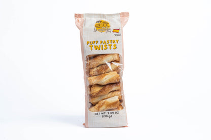 La Nostalgia Puff Pastry, Twists, Light and Crispy, 5.29 oz, Made in Spain