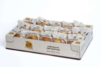 La nostalgia foods Chocolate Chip Muffins family pack 15 units